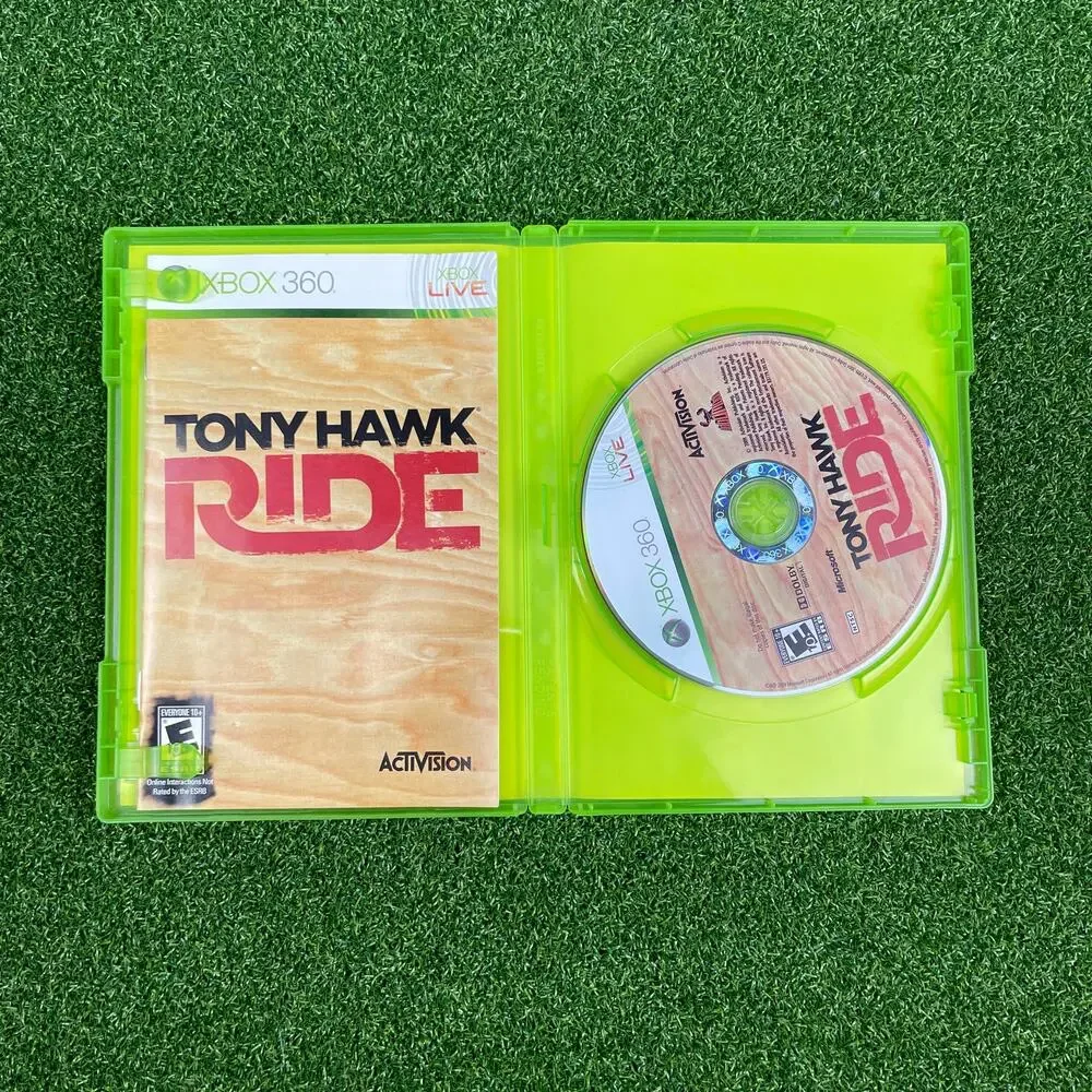 Tony Hawk: Ride (Microsoft Xbox 360, 2009) with Manual CIB